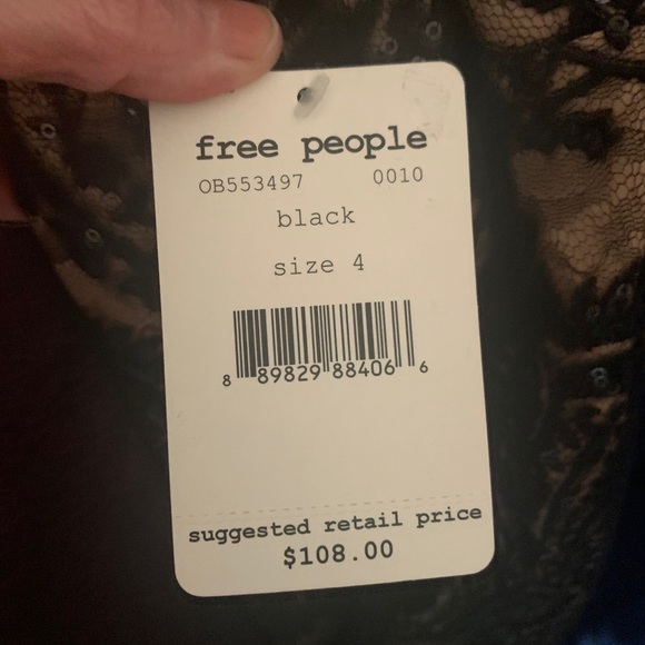 Free People Stunning Night Shimmer Mini Dress - Picture 9 of 13